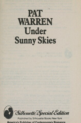 Cover of Under Sunny Skies