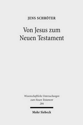 Book cover for Von Jesus Zum Neuen Testament