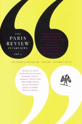 Cover of The Paris Review Interviews: Vol. 1