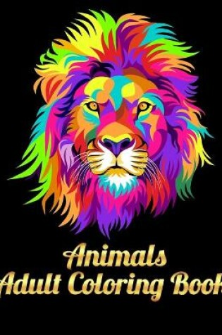 Cover of Animals Adult Coloring Book