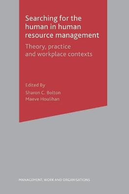 Book cover for Searching for the Human in Human Resource Management