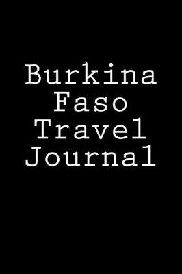 Book cover for Burkina Faso Travel Journal