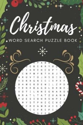 Cover of Christmas Word Search Puzzle Book