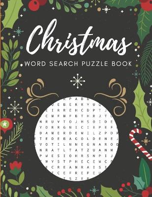 Book cover for Christmas Word Search Puzzle Book