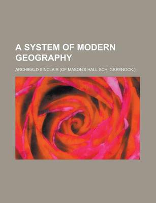 Book cover for A System of Modern Geography