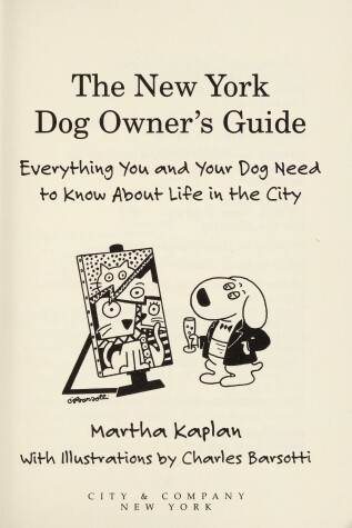 Book cover for The New York Dog Owner's Guide