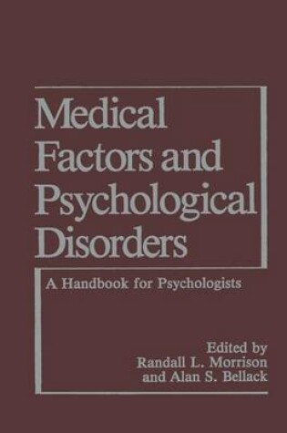 Cover of Medical Factors and Psychological Disorders