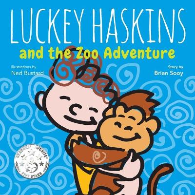 Book cover for Luckey Haskins and the Zoo Adventure