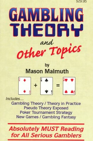 Cover of Gambling Theory and Other Topics