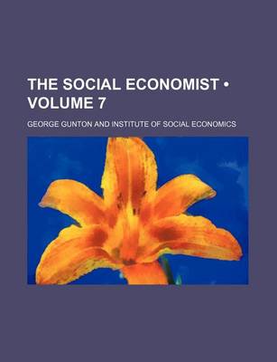 Book cover for The Social Economist (Volume 7)