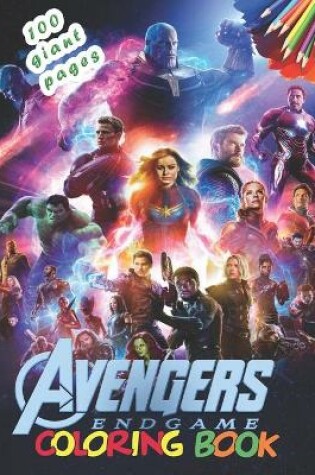 Cover of Avengers Endgame Coloring Book