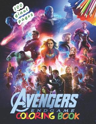 Book cover for Avengers Endgame Coloring Book