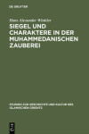 Book cover for Siegel Und Charaktere in Der Muhammedanischen Zauberei