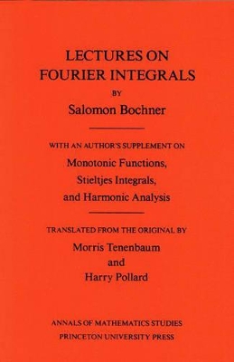 Book cover for Lectures on Fourier Integrals. (AM-42), Volume 42