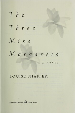 Cover of Three Miss Margarets, the