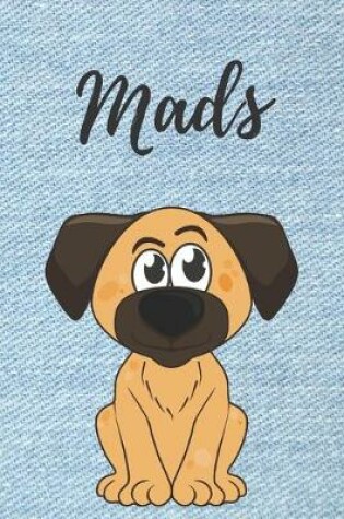 Cover of Mads Hunde-Notizbuch / Malbuch / Tagebuch