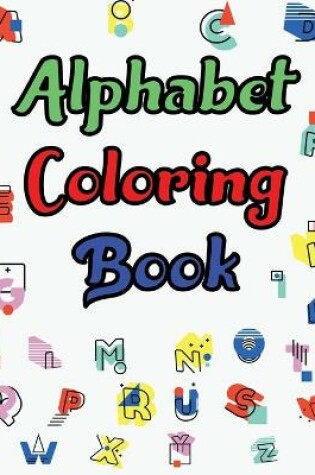 Cover of alphabet coloring book