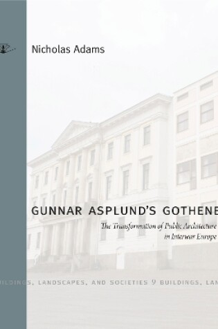 Cover of Gunnar Asplund's Gothenburg