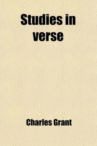 Cover of Studies in Verse