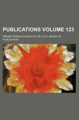 Cover of Publications Volume 123