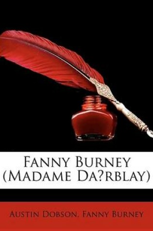 Cover of Fanny Burney (Madame Da?rblay)