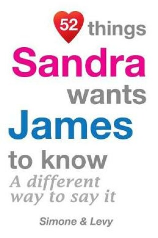 Cover of 52 Things Sandra Wants James To Know