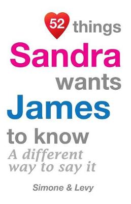 Book cover for 52 Things Sandra Wants James To Know