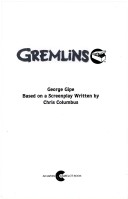 Book cover for Gremlins