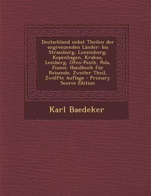 Book cover for Deutschland Nebst Theilen Der Angrenzenden Lander
