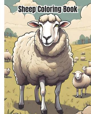 Book cover for Sheep Coloring Book