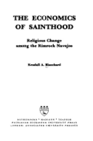 Cover of The Economics of Sainthood