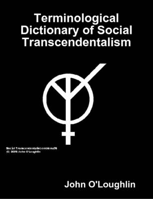 Book cover for Terminological Dictionary of Social Transcendentalism