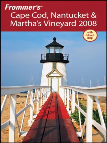 Book cover for Frommer's Cape Cod, Nantucket & Martha's Vineyard 2008