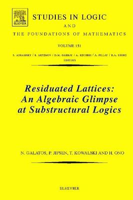 Book cover for Residuated Lattices: An Algebraic Glimpse at Substructural Logics