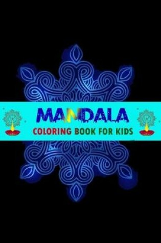 Cover of mandala coloring book for kids