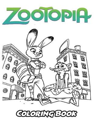 Book cover for Zootopia Coloring Book