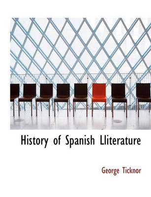 Book cover for History of Spanish Lliterature