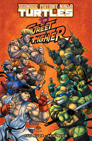 Book cover for Teenage Mutant Ninja Turtles Vs. Street Fighter