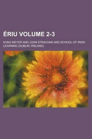 Cover of Eriu Volume 2-3