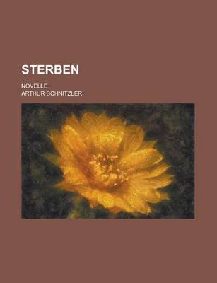 Book cover for Sterben; Novelle