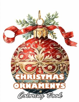 Book cover for Christmas Ornaments Coloring Book