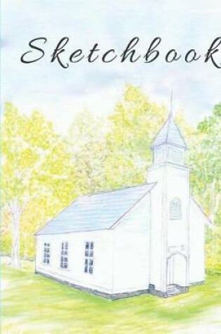 Cover of Cute Color Pencil Palmer Church in the Mountains Sketchbook for Drawing Coloring or Writing Journal