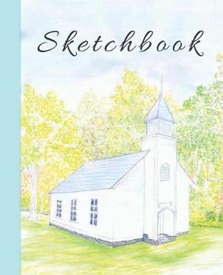 Book cover for Cute Color Pencil Palmer Church in the Mountains Sketchbook for Drawing Coloring or Writing Journal