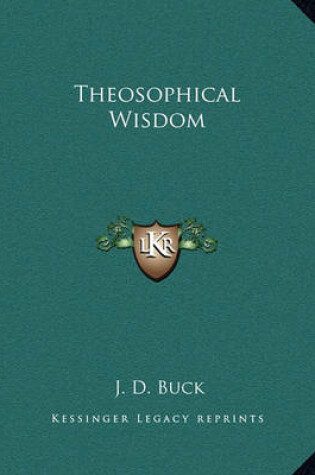 Cover of Theosophical Wisdom