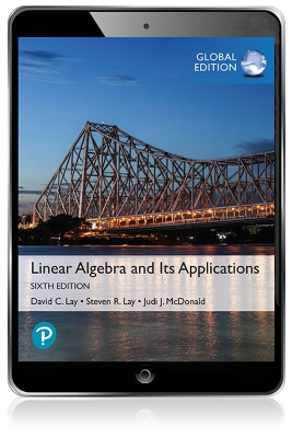 Book cover for Linear Algebra and Its Applications, Pearson eText, Global Edition