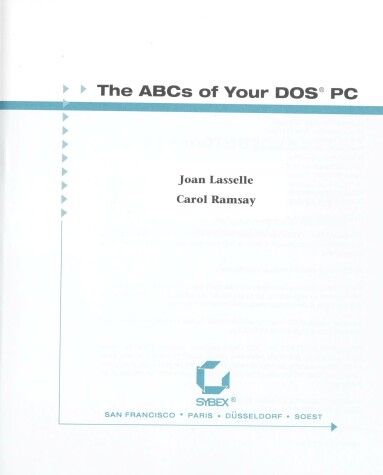 Book cover for The ABC's of Your DOS PC