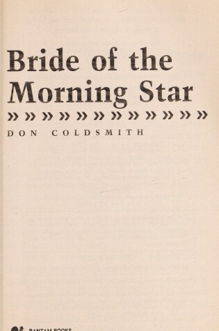 Cover of Bride of the Morning Star