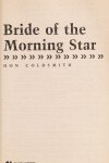 Book cover for Bride of the Morning Star