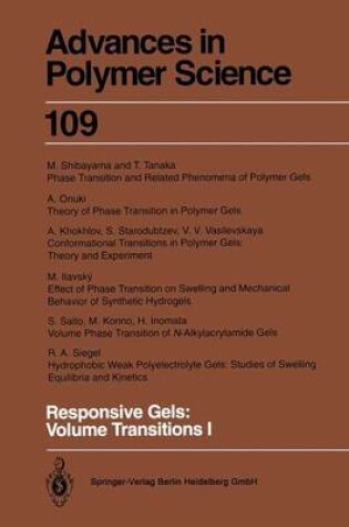 Cover of Responsive Gels