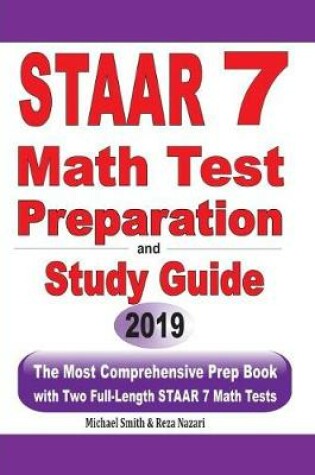 Cover of STAAR 7 Math Test Preparation and Study Guide